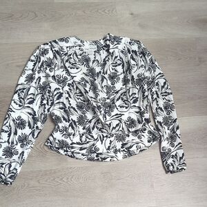 Chic Monochrome Women's Blouse